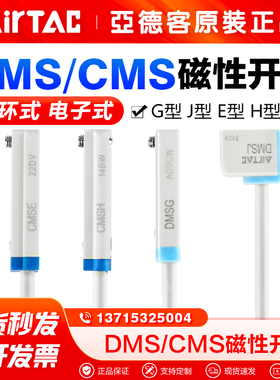 亚德客气动磁性开关DMSG DMSH DMSJ DMSE-2W气缸感应线接近传感