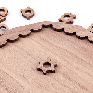 《空心字》Jigsaw Puzzles爆款热销木制品图益智闺蜜生日送女友