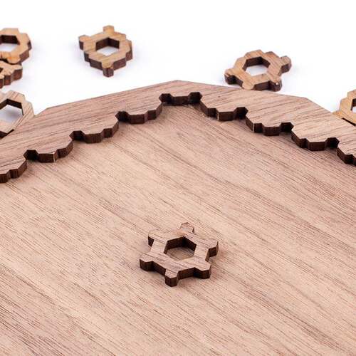 《空心字》Jigsaw Puzzles爆款热销木制品图益智闺蜜生日送女友