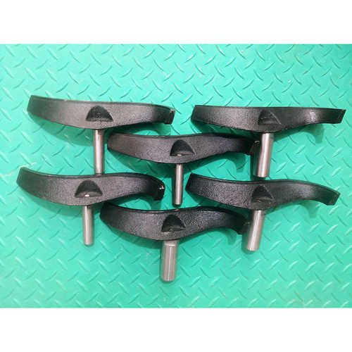 木工DIY车床车刀铸铁托刀架S弯210mm立柱直径16mm立柱长度66mm