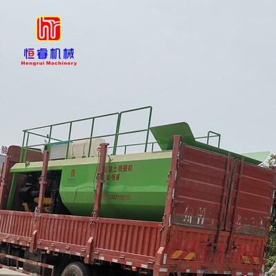 恒睿机械客土喷播机 绿色边坡矿山绿化 草籽公路治理