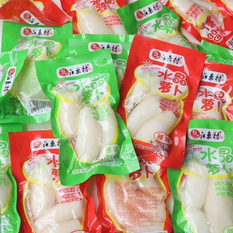江东村水晶萝卜500g爽脆泡萝卜馋萝卜头小包装腌制下饭菜即食零食