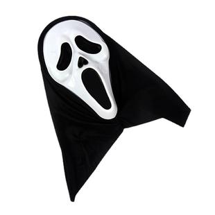 万圣节玩具儿童装扮恐怖鬼脸面具骷髅cos道具配饰品恶搞头套巫婆