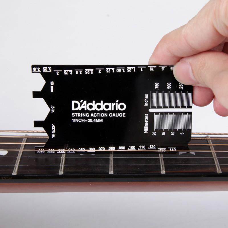 达达里奥PW-SHG-01吉他卡尺贝司民谣电吉他弦距测量高度尺子工具