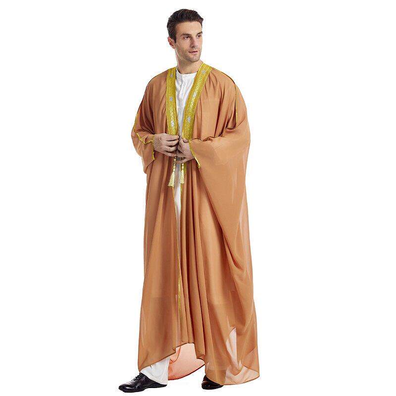 thewangs studioMuslim Arab Men Thobe Thawb Caftan阿拉伯长袖
