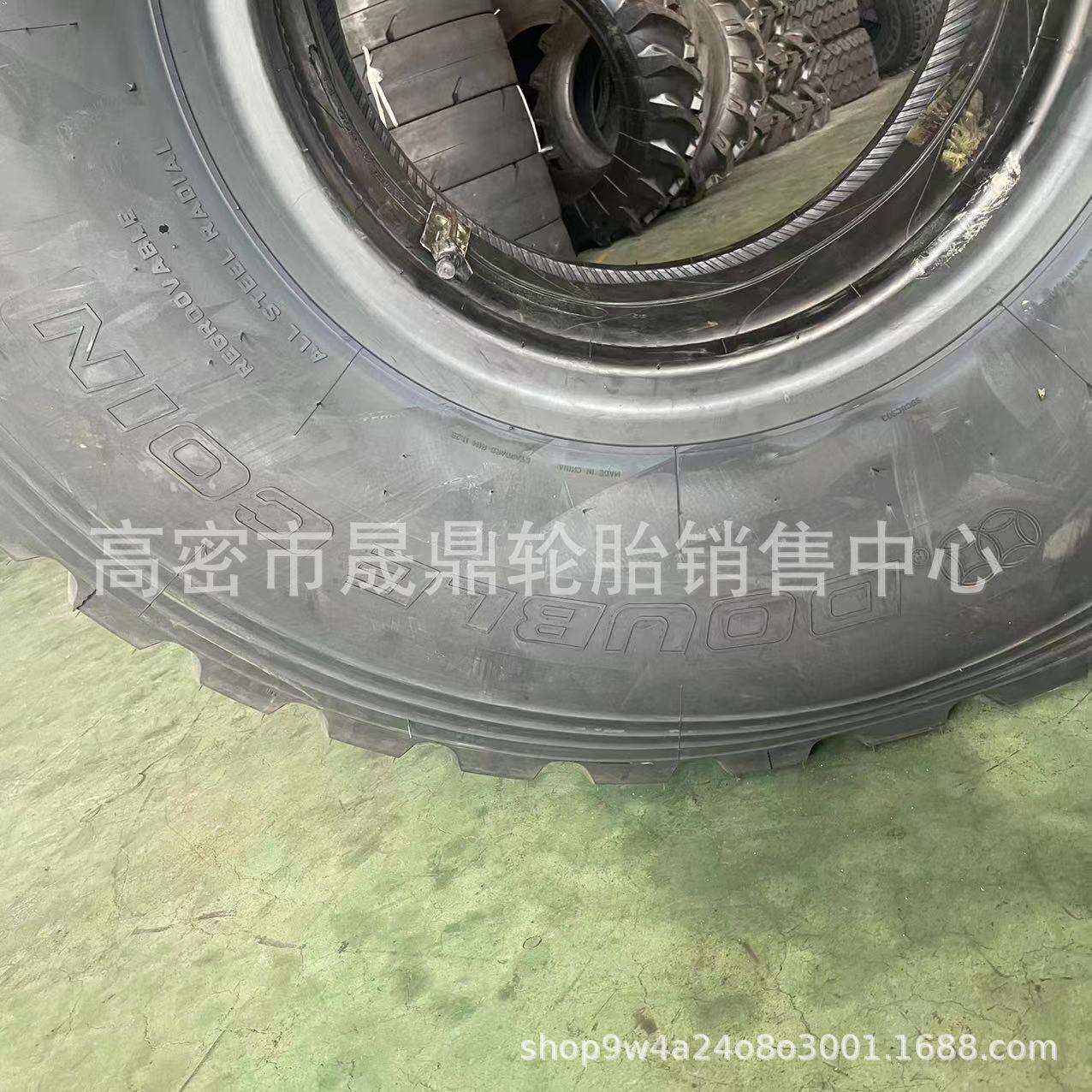 厂家直发双钱全刚载重1600R20-22PR轮胎工程胎实心胎型号规格齐全