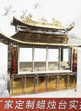 大型场所室外供奉带盖子大型香炉彷古黄铜长方形铸铁烧香炉斗拱香