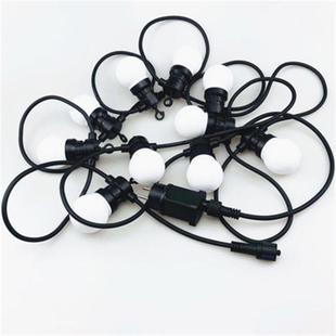 G50球泡户外庭院LED灯串可连接低压24V装 饰 饰灯圣诞节日门庭院装