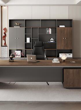 老板CC-07011桌椅班组合新中式办公家代具公大台简约现办室单人经