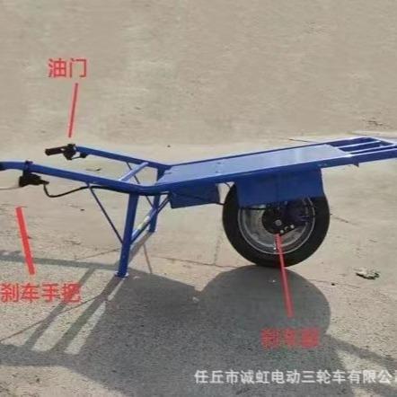 农用电动鸡公车电瓶手推车爬坡独轮车小推车加工劳动车工具车