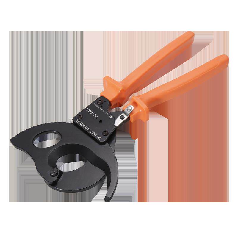 高档胜工棘轮式华有齿轮手动电缆剪电缆钳断线钳子具剪刀VC-366A/