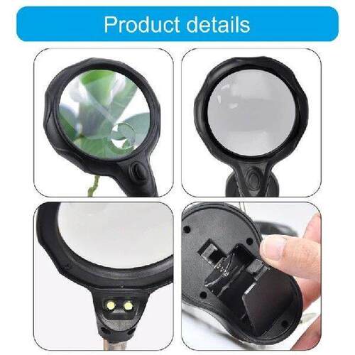 Optical Lens Handfree Lighted Glass for Fine Handicraft