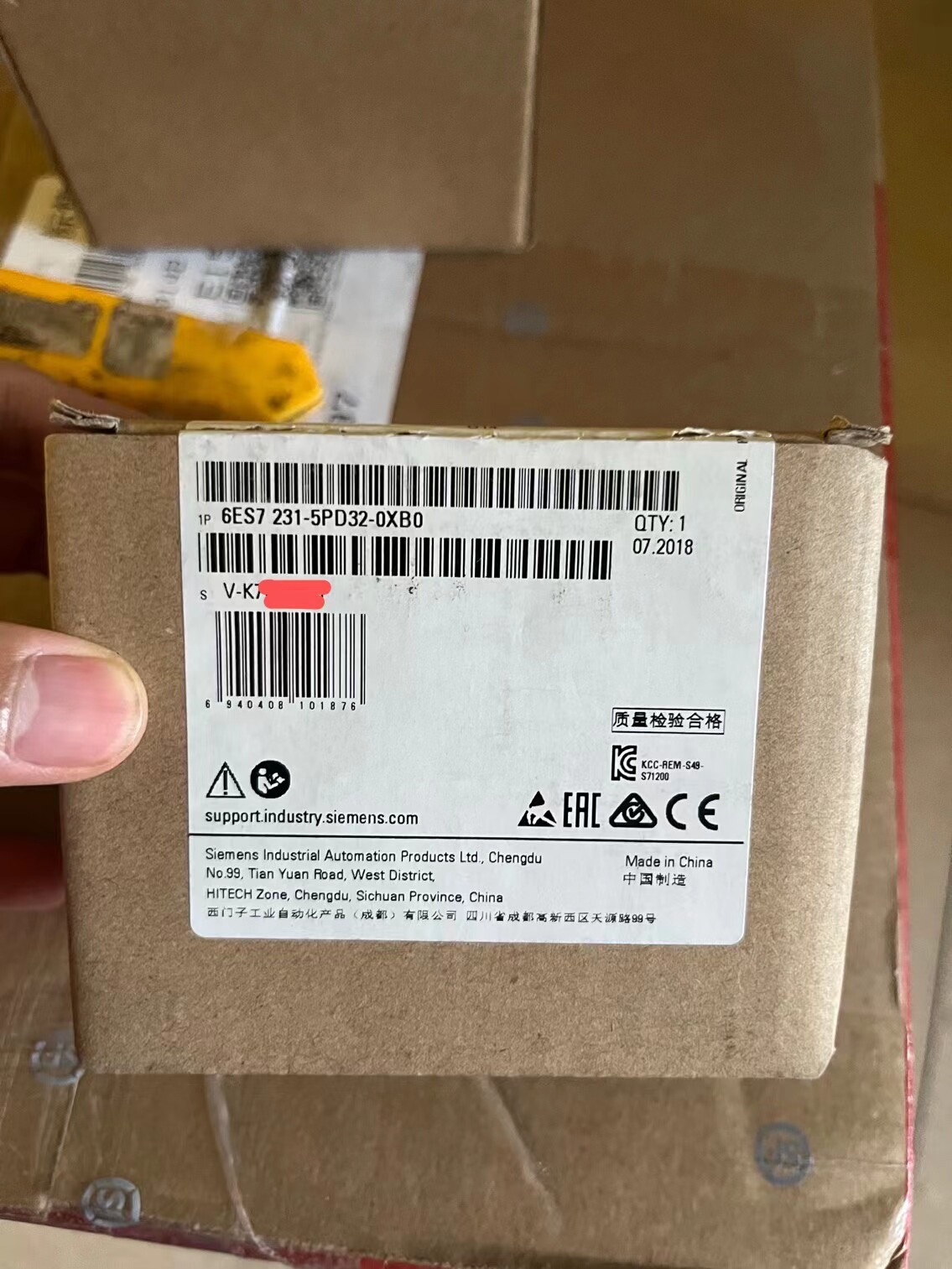 西门子231-5DP32全新仅拆封1000元，运费18