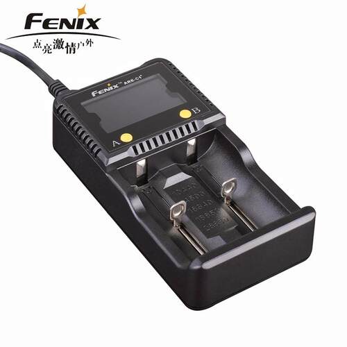 菲尼克斯Fenix ARE-C1+智能双槽充电器 18650/16340/26650/14500
