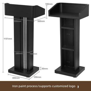 演讲台发言台会议主持讲台移动迎宾台简约主席桌子导购咨客接待台