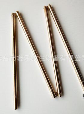 船用量具铜测深杆123米铜测深尺量水尺折叠测深杆370306铜折尺