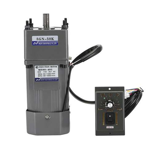 交流110V90W速电机M590-4015GN50调速齿轮速5I90GN-CF