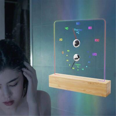 LXAF Waterproof Sauna Room Thermometers Hygrometer with