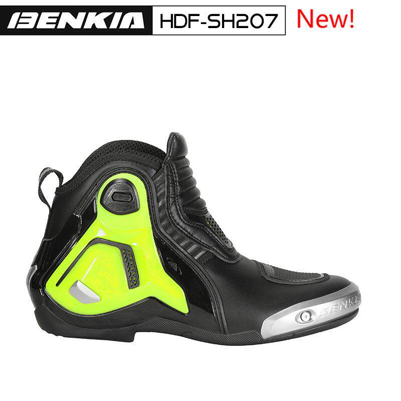 BENKIA HDF-SH207 四季摩托钛合金短靴骑行靴机车赛车靴