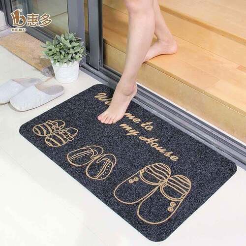 door mat household door mat at the gate of the