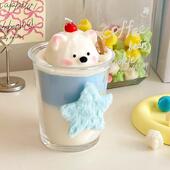 可爱蓝色星星西高地小狗香薰蜡烛送朋友闺蜜生日礼物造型杯蜡香氛