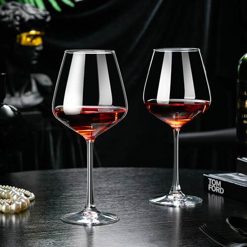 勃艮第红酒杯套装高脚家用大号创意奢华高档水晶玻璃葡萄酒醒酒器