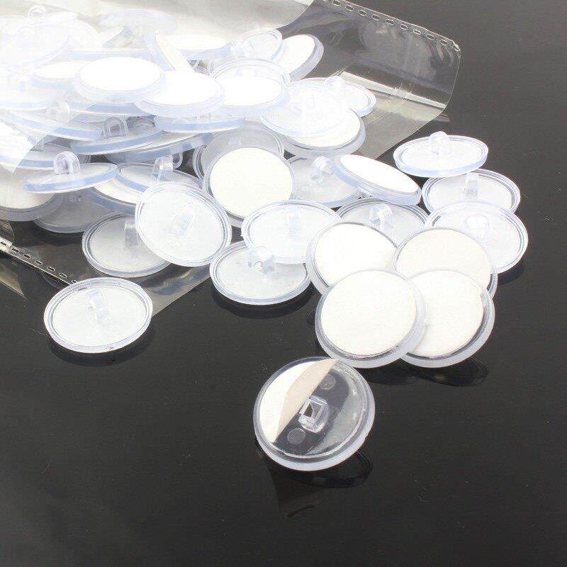 天花板屋顶透明小圆盘粘钩墙壁吊顶透明鱼线挂钩吊旗配件丝带吊线