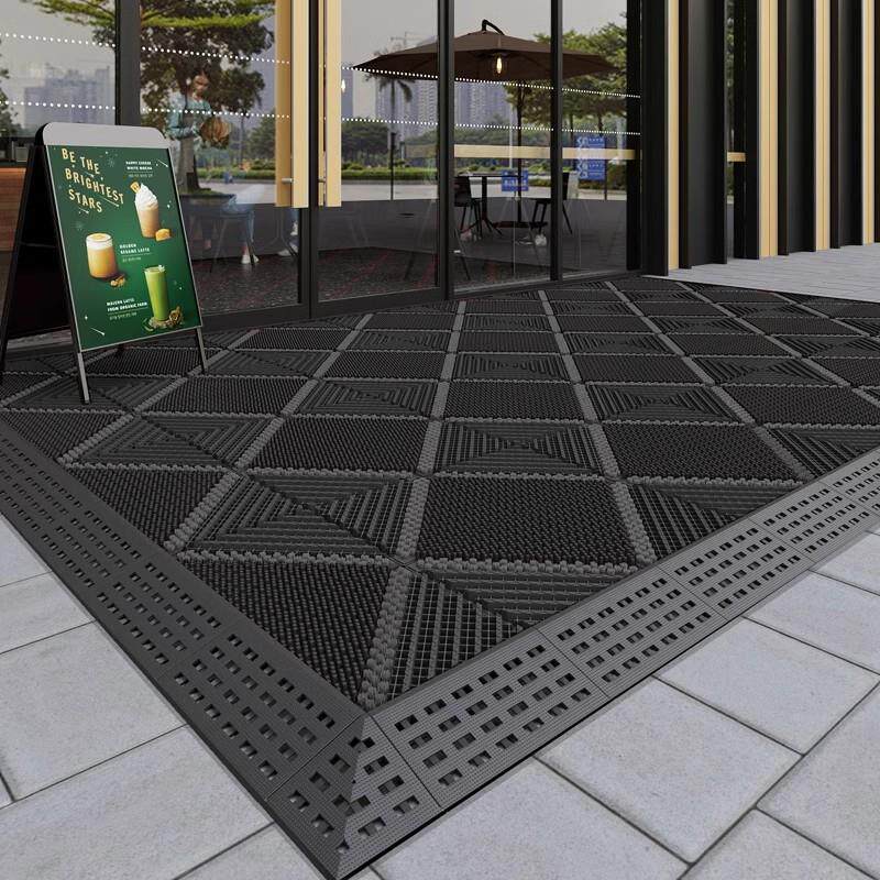 室外防滑地垫商用脚垫入户门垫酒店商场进门户外刮泥蹭土防水防晒