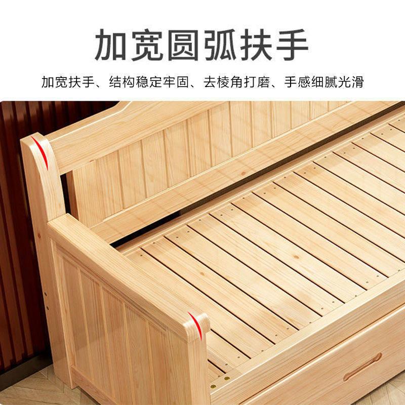 实木折叠沙发床一体两用客厅小户型出租屋用1.2m1.5米1.8米多功能