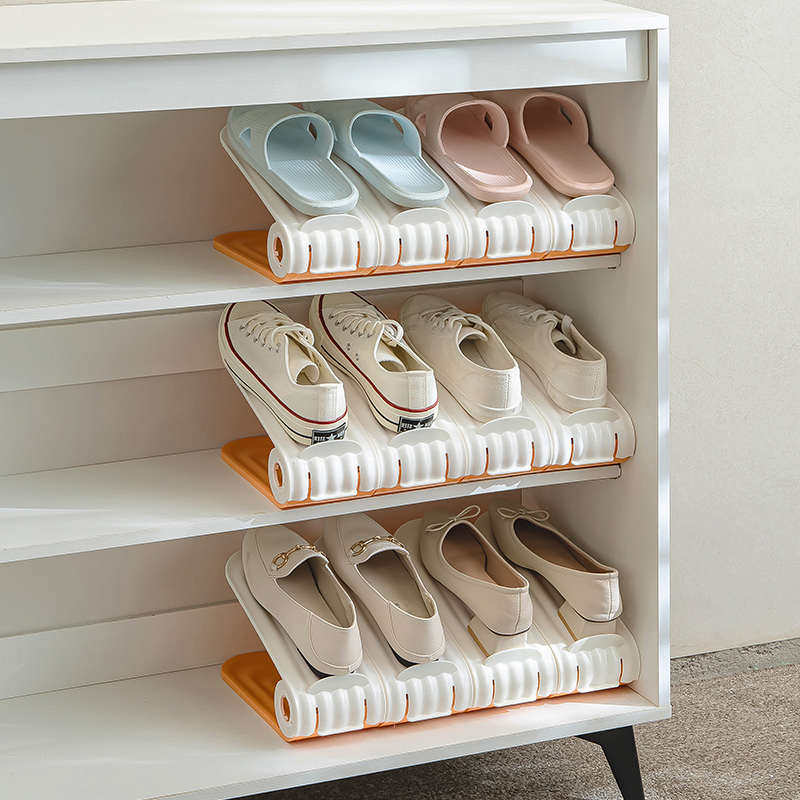 省空间鞋子收纳鞋盒收纳盒透明鞋柜分层隔板装放鞋箱折叠鞋架,收纳整理,整理架/置物架/收纳架,淘宝优惠券,粉丝福利购,淘宝优惠卷