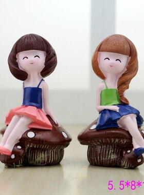 创意家居装饰品学生打伞女孩和风摆件礼品少女卧室宿舍送女朋友