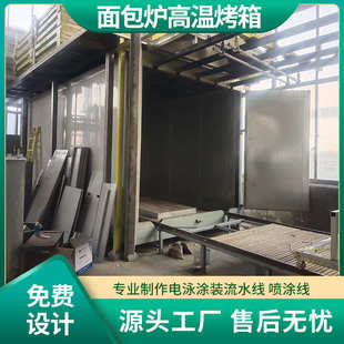高温烤漆房大型设备地轨式烤漆房塑粉烘干房大型工业烤箱面包炉