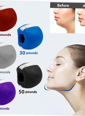 Food-grade Silica Gel Jaw Exercise Line Ball Muscle Trainin