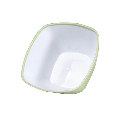 Wholesale Plastic PP Three-Piece Set Square Two-Tone Bowls,