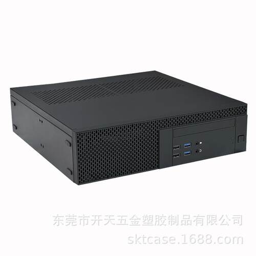 UX02可立可卧支持MATX主板台式电脑空机箱小1U电源光驱显卡