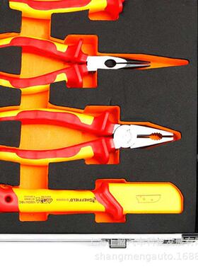 钢盾工业级工具37PC新能源工具箱组套