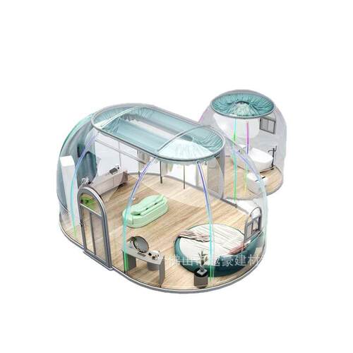 厂家直销透明星空房全景泡泡屋户外网红打卡民宿酒店玻璃阳光房