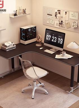 L型转办角简台式书桌电脑桌约现代学生学习桌角L型墙IGC卧室家用