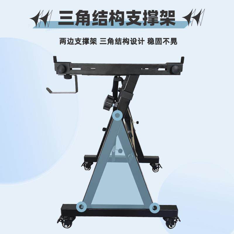加重Z型型琴CNU架便携通琴用琴架电子架可带轮式方便移动