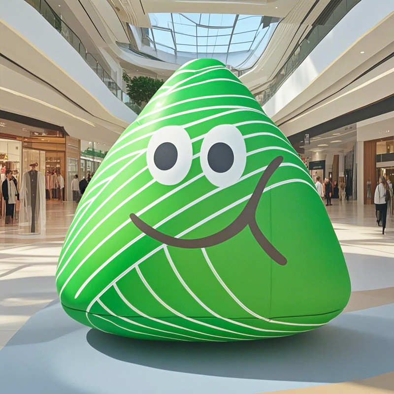 充气卡通粽子气模端午节龙舟模型节日商场美陈装饰品网红打卡道具