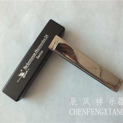 口琴\天鹅口琴\天鹅24孔 演奏口琴复音C调口琴 SW24H