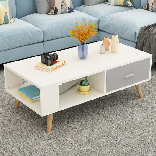 北欧现代简约茶几电视柜组合客厅茶桌小户型方形茶几桌经济型家具