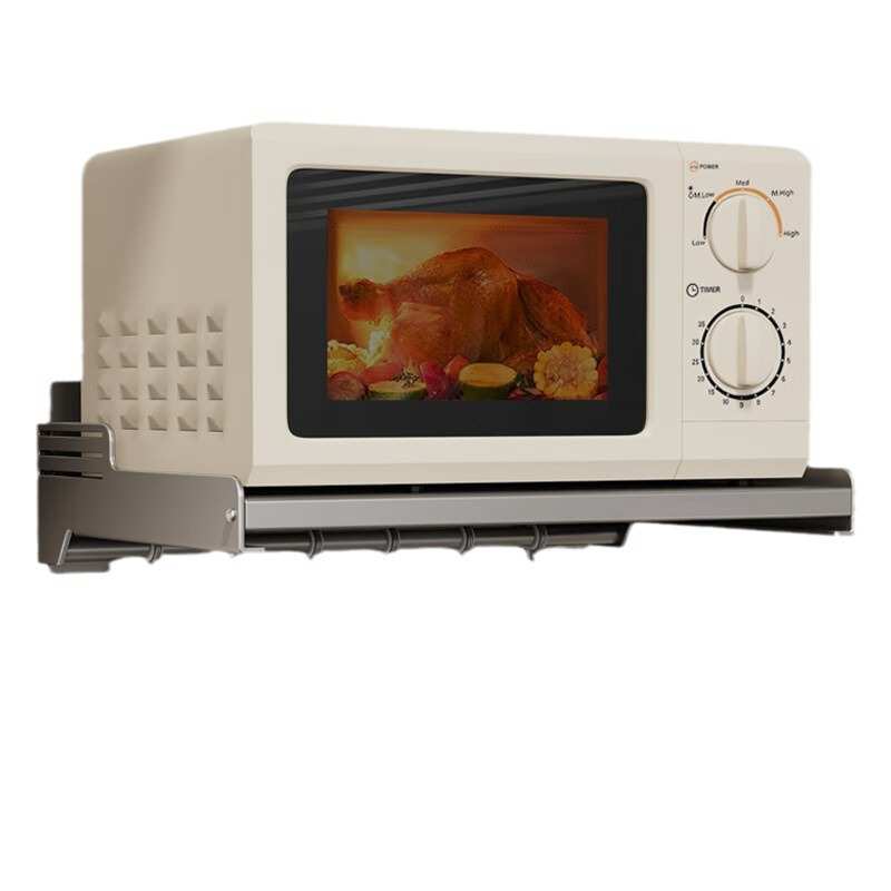 微波炉壁挂式置物架上墙支架架子托架挂架悬空架悬挂架厨房板墙面