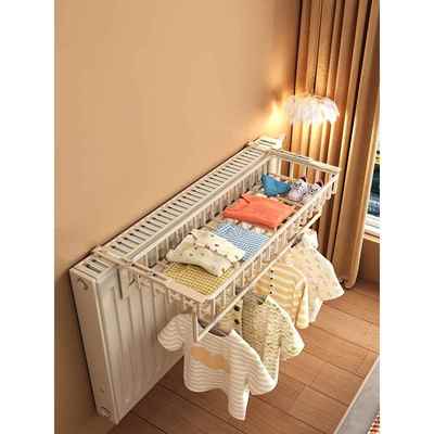 暖气片置物架晾衣架暖气管上专用挂钩挂架烘干凉衣鞋袜架子晾晒架