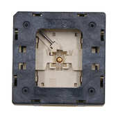 0.5 烧录座 编程座 0.5间距老化座 下压测试座老化座 QFN24