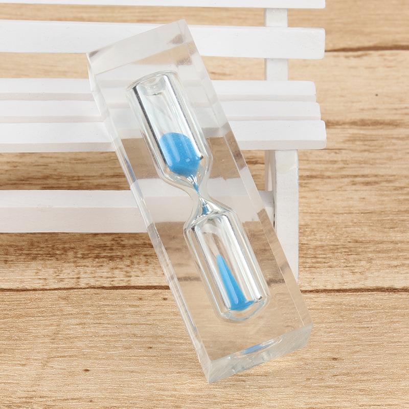 不易碎耐摔水晶30秒沙漏1分钟计时器儿童礼物创意玩具60秒倒计时