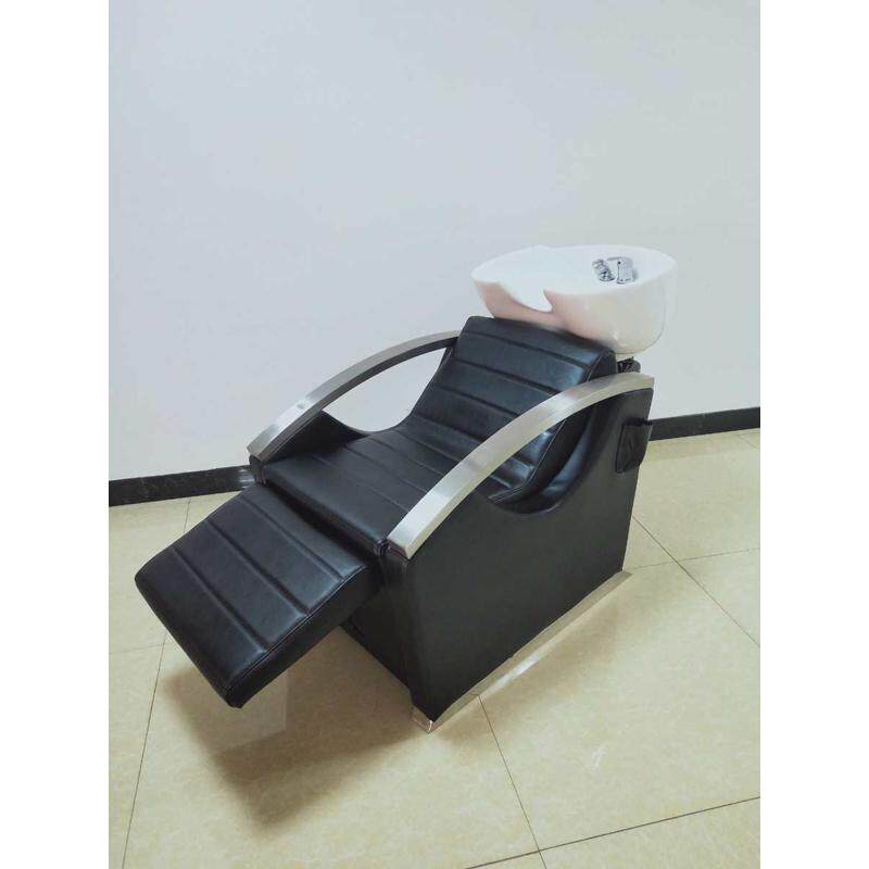 厂家源头美容沙龙场所按摩洗头椅泰式全躺式洗头床黑色无