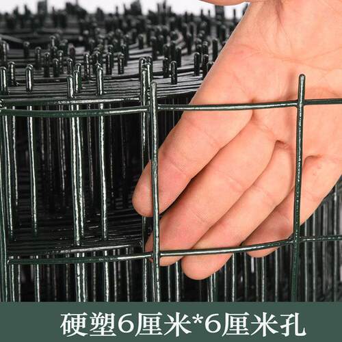 硬塑荷兰网钢丝网围栏网养鸡护栏围网加粗小孔户外铁网格网子防锈