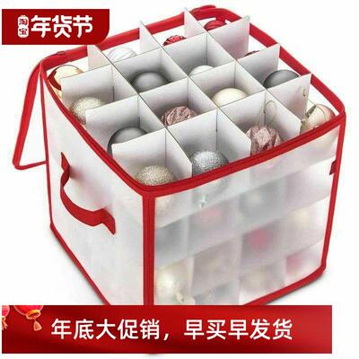64 Baubles Storage Box With Lid Christmas Xmas ree Decoratio