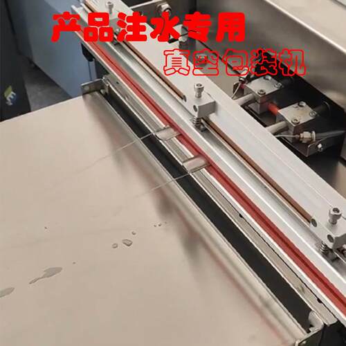 塑料尼龙类产品免蒸煮注水泡水外抽式抽气真空包装封口机